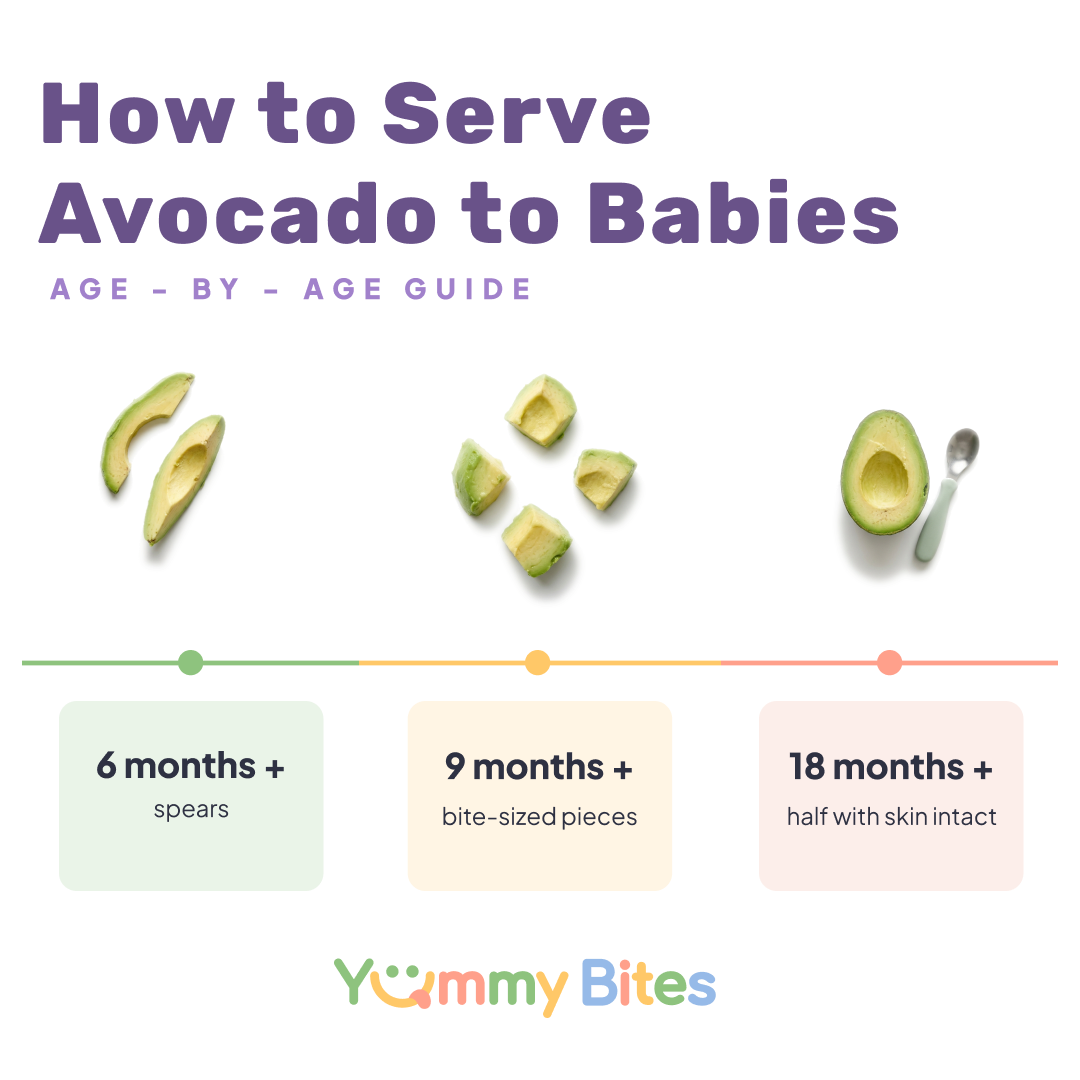 How to serve avocado to babies