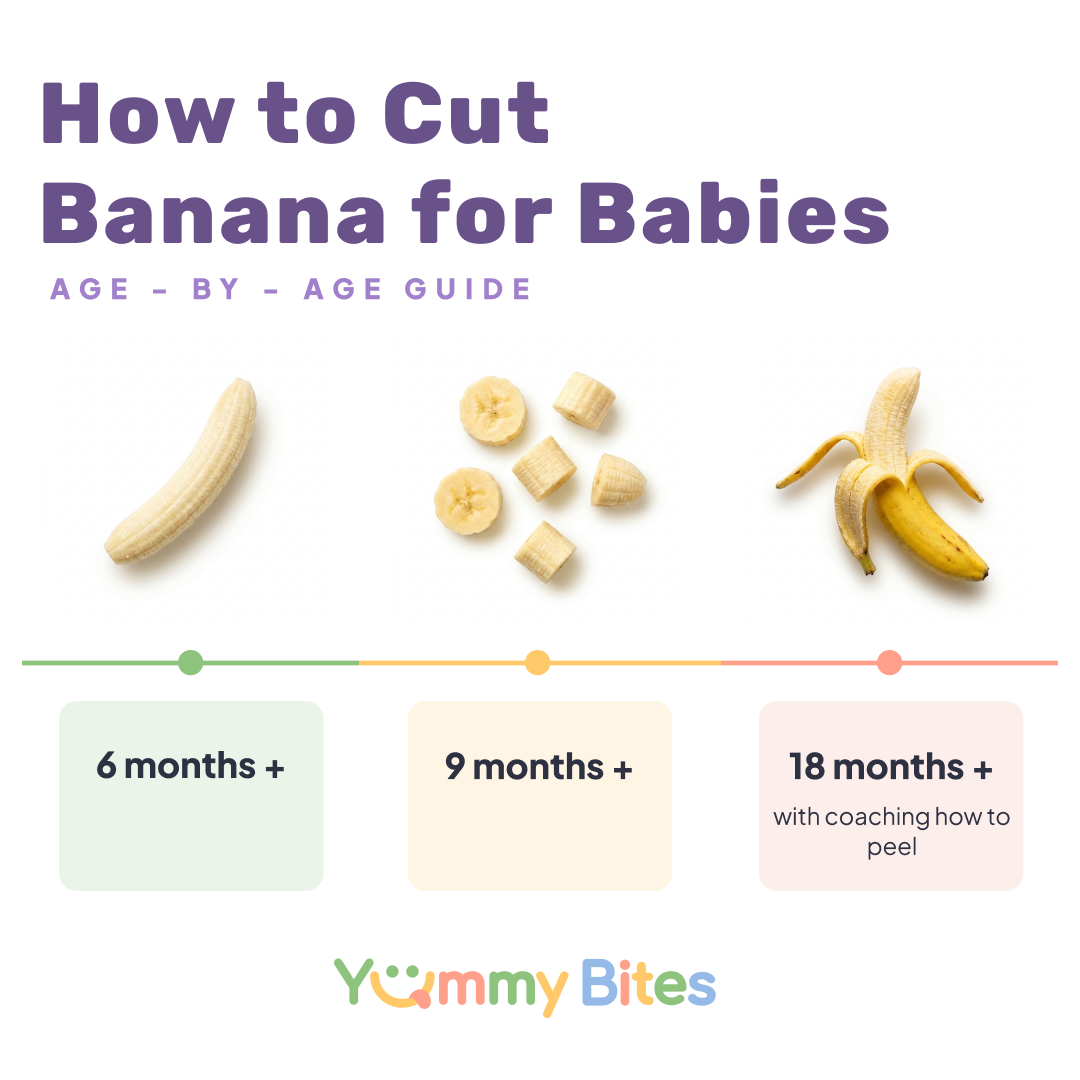 How to serve banana to babies